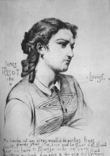 Копия картины "louise" художника "тиссо джеймс"