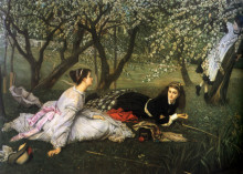 Копия картины "spring" художника "тиссо джеймс"