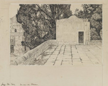 Репродукция картины "a corner of the haram" художника "тиссо джеймс"
