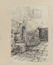 Копия картины "an old cistern" художника "тиссо джеймс"
