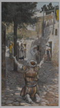 Картина "healing of the lepers at capernaum" художника "тиссо джеймс"