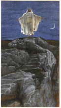 Репродукция картины "jesus goes up alone onto a mountain to pray" художника "тиссо джеймс"
