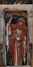 Репродукция картины "mary magdalene before her conversion" художника "тиссо джеймс"