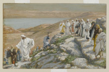 Репродукция картины "ordaining of the twelve apostles" художника "тиссо джеймс"