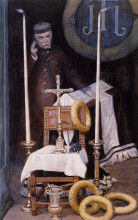 Репродукция картины "portrait of the pilgrim" художника "тиссо джеймс"