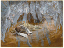 Репродукция картины "the grotto of the agony" художника "тиссо джеймс"