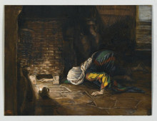 Репродукция картины "the lost drachma" художника "тиссо джеймс"