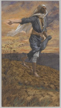 Репродукция картины "the sower" художника "тиссо джеймс"