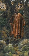 Картина "judas hangs himself, illustration for &#39;the life of christ&#39;" художника "тиссо джеймс"