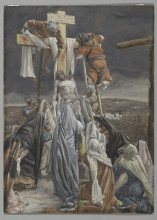 Копия картины "the descent from the cross, illustration for &#39;the life of christ&#39;" художника "тиссо джеймс"