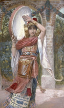 Копия картины "jephthah&#39;s daughter" художника "тиссо джеймс"