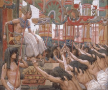 Репродукция картины "joseph dwelleth in egypt" художника "тиссо джеймс"