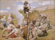 Репродукция картины "joseph reveals his dream to his brethren" художника "тиссо джеймс"