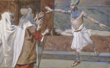 Репродукция картины "pharaoh and his dead son" художника "тиссо джеймс"