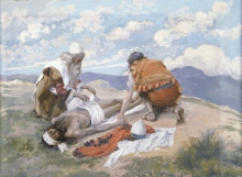 Картина "the death of aaron" художника "тиссо джеймс"
