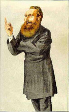 Копия картины "caricature of anthony john mundella" художника "тиссо джеймс"