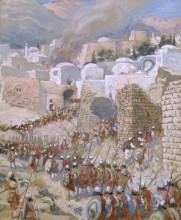 Копия картины "the taking of jericho" художника "тиссо джеймс"