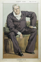 Репродукция картины "caricature of george william pierrepont bentinck m.p." художника "тиссо джеймс"
