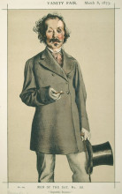 Картина "men of the day no.580 caricature of mr.thomas mayne reid" художника "тиссо джеймс"