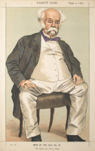 Копия картины "men or women of the day no.310 caricature of the duke of saldanha" художника "тиссо джеймс"