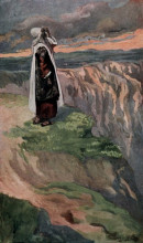 Репродукция картины "moses sees the promised land from afar" художника "тиссо джеймс"