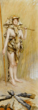 Репродукция картины "prehistoric women" художника "тиссо джеймс"