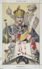 Репродукция картины "sovereigns no.80 caricature of the king of prussi" художника "тиссо джеймс"