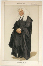 Репродукция картины "statesmen no.1290 caricature of the rt hon hbw brand m.p." художника "тиссо джеймс"