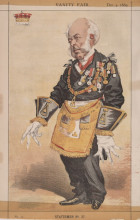 Картина "statesmen no.370 caricature of thomas dundas, 2nd earl of zetland" художника "тиссо джеймс"