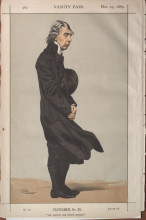 Картина "statesmen no.380 caricature of archibald campbell tait, archbishop of canterbury" художника "тиссо джеймс"