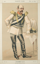 Репродукция картины "statesmen no.660 caricature of count von bismarck schoenausen" художника "тиссо джеймс"