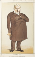 Репродукция картины "statesmen no.910 caricature of mr john locke m.p." художника "тиссо джеймс"