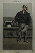 Картина "caricature of george cavendish bentinck" художника "тиссо джеймс"