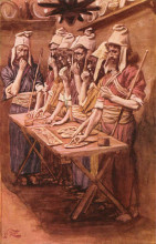 Репродукция картины "the jews passover" художника "тиссо джеймс"