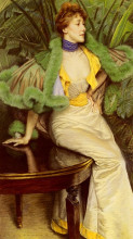 Репродукция картины "the princesse de broglie" художника "тиссо джеймс"