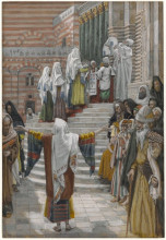 Репродукция картины "the presentation of jesus in the temple" художника "тиссо джеймс"