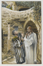 Картина "jesus heals a mute possessed man" художника "тиссо джеймс"