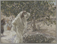 Репродукция картины "the accursed fig tree" художника "тиссо джеймс"