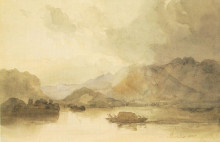 Копия картины "lago maggiore" художника "барабаш миклош"