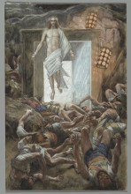 Репродукция картины "the resurrection (la résurrection)" художника "тиссо джеймс"