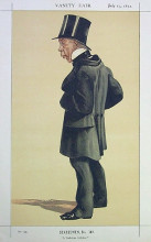 Копия картины "caricature of mr george leeman m.p." художника "тиссо джеймс"