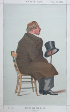 Картина "caricature of percy william doyle c.b." художника "тиссо джеймс"