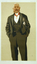 Репродукция картины "caricature of general sir frederick paul haines" художника "тиссо джеймс"