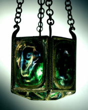 Копия картины "four-sided hanging lantern" художника "тиффани луис комфорт"