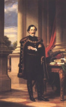 Картина "standing portrait of l&#225;szl&#243; teleki" художника "барабаш миклош"