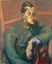 Картина "portrait of gr&#243;sz andor" художника "тихань лайош"