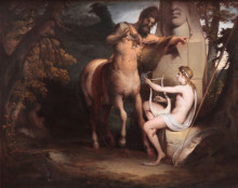 Картина "the education of achilles" художника "барри джеймс"