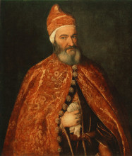 Репродукция картины "portrait of marcantonio trevisani" художника "тициан"