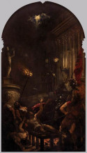 Копия картины "the martyrdom of st. lawrence" художника "тициан"
