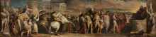 Копия картины "crowning the victors at olympia" художника "барри джеймс"